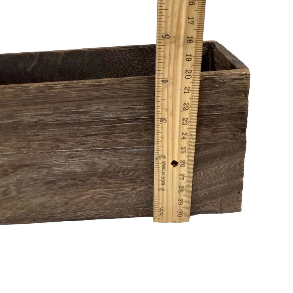 10” Rustic Planters Box - Picture 7 of 7